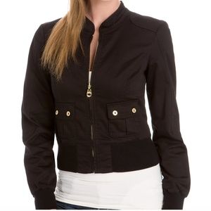 Guess Flirt Cotton Moto-Style Jacket